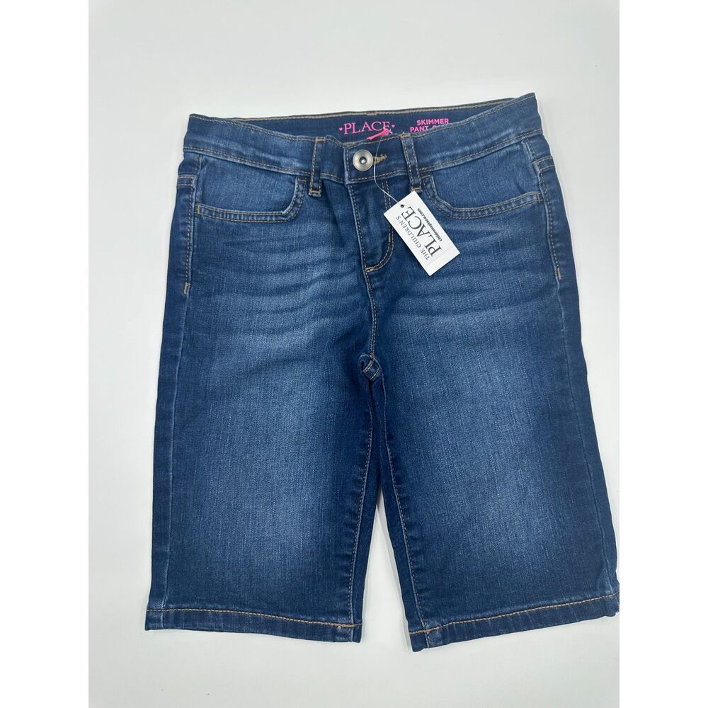 The Children's Place Girls Shorts BrookeWash SKIMMER Stretch Bermuda Shorts Sz 8